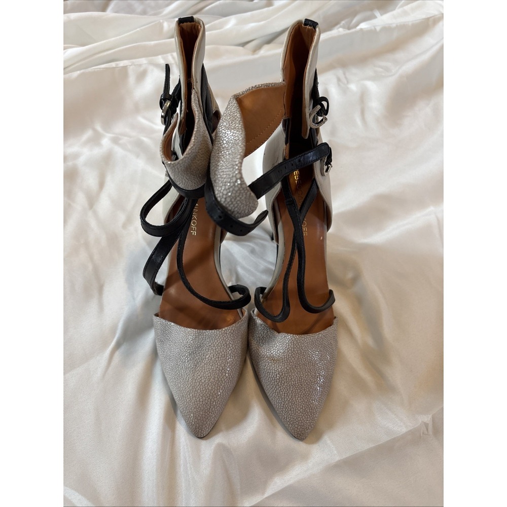 Rebecca Minkoff RAZ Ankle strap high heels dress pumps Size 7.5